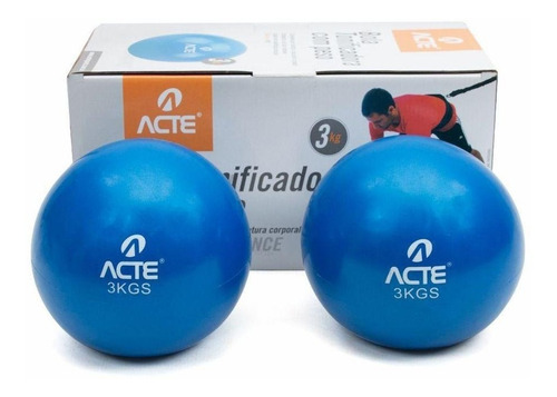 Bola Tonificadora Par Acte 3kg Par