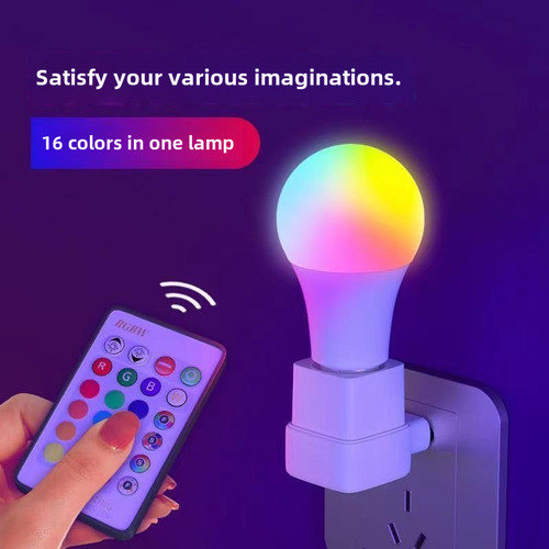 P, Bombilla Led A60 Amarilla 20 W, Rgb, 16 Colores