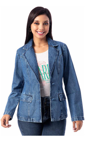 Blazer Denim Pionier Ailene Mujer