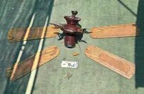 Comprar Lampara De Techo Vintage Con Ventilador Para Reparar.