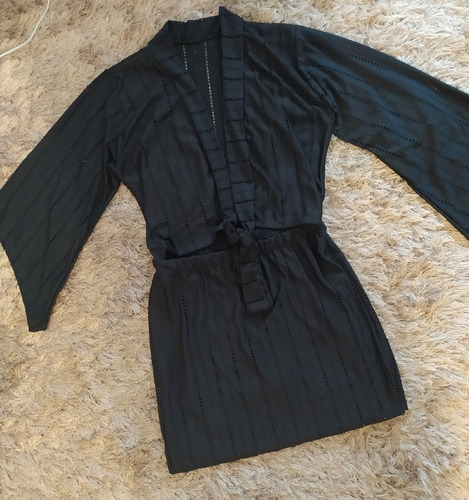 vestido de lese preto