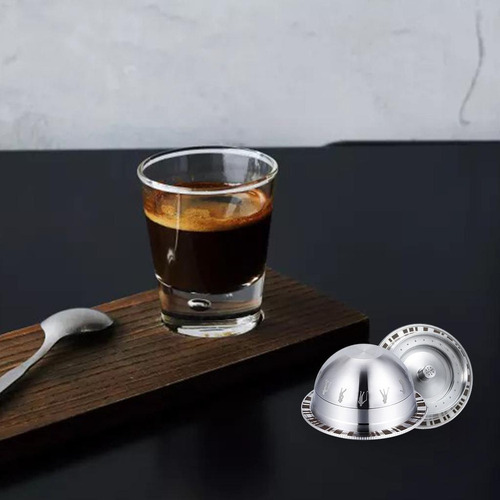 Filtros Recargables Plata Compatible Con Nespresso