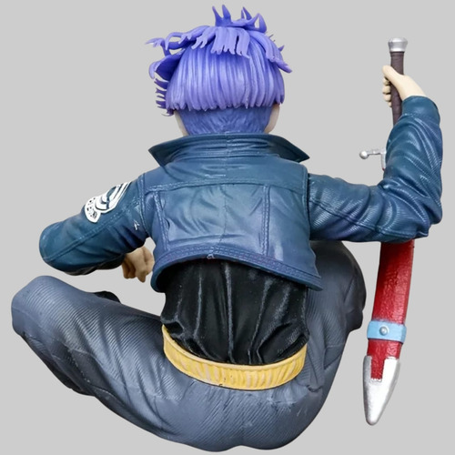 Figura De Acción Y Colección Trunks Sentado Dragon Ball Z