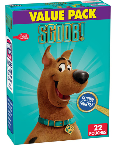 Scooby Doo Snacks Con Sabor A Frutas, Bolsas De Golosinas, P