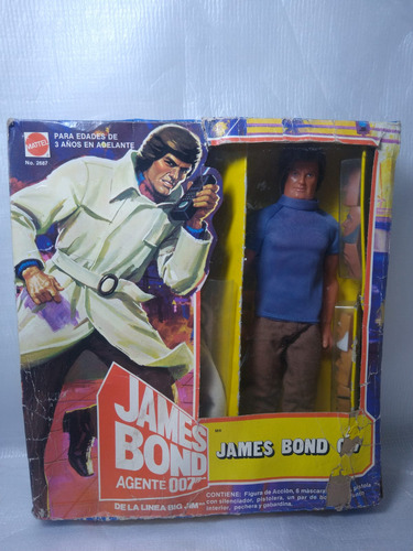 Figura De Kid Acero James Bond 007 Vintage