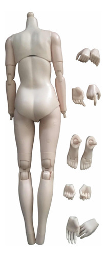 Three Q Cuerpo Femenino 12 Pulgadas, 4 Pares De Manos