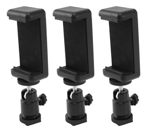 Adaptador Hot Shoe, 3 Unidades, 2 En 1, Soporte Con Clip Par