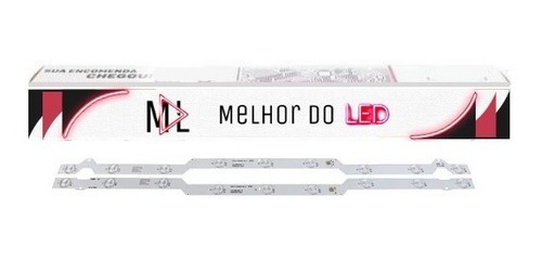 Kit C/ 2 Barras De Led Compatível Com Tv Ph32b51 Ph32b51dsgw