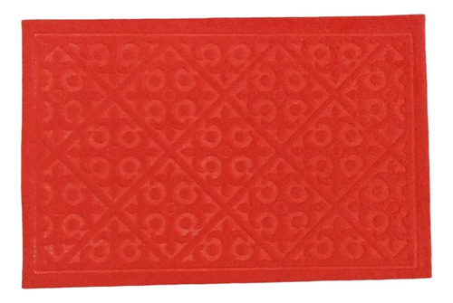 Felpudo Alfombra Entrada Casa Welcome Colores - Sheshu Home Color Rojo Diseño De La Tela Diseño 1