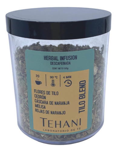 Té En Hebras Organ Herbal Infusion Descafein Tilo Tehani 50g