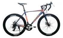 Comprar Bike Speed 700 Quadro Alumínio Shimano 21v Cor Azul\u002Flaranja Tamanho Do Quadro 53x56