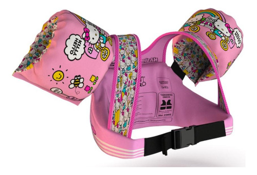 Colete Infantil Boia Braço Salva Vidas Crianças Hello Kitty