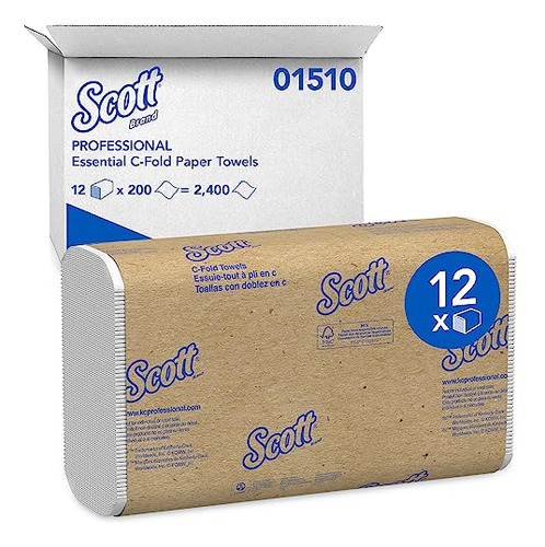 Zama Scott Toallas De Papel C-fold Para Dispensador, Kimberl