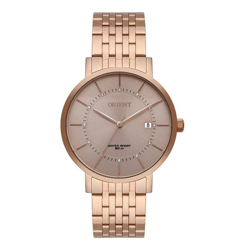 Relógio Orient Feminino Ref: Frss1041 R1rx Casual Rosé