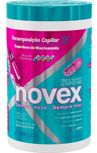 Creme De Tratamento Ultraprofundo Novex Niacinamida 1kg