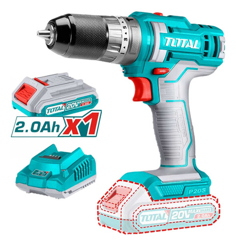 Kit Taladro Atornillador 20v + Herraminetas De Mano Total