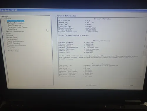 Portatil Dell Corporativo E7240 (Usado)