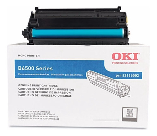 Toner Okidata B6500 Original 22.500k Oki 52116002 