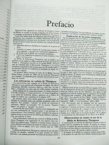 Imagen 6 de 10 de Biblia De Referencia Thompson Reina-valera 1960 Tapa Dura