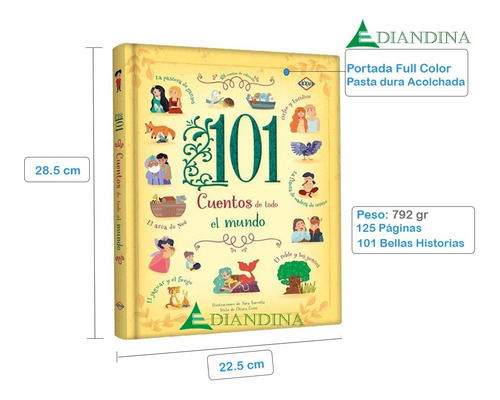 Imagen 3 de 6 de 101 Cuentos Y Fabulas Para Niños