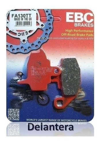 Pastillas Freno Ebc Brakes Kawasaki Kx 125 E2/f1