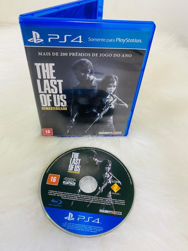 Playstation 4 Midia Fisica - The Last Of Us Remastered (Usado)