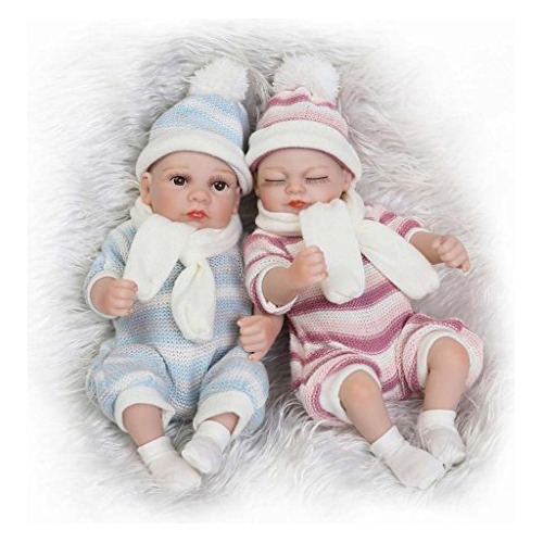 Terabithia Mini 10  Realista Reborn Baby Boy Girl Dolls Sili