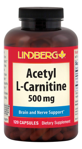 Lindberg Acetil L-carnitina 500 Mg 120 Capsulas
