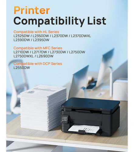 Cartuchos De Tóner E-z Ink Tn760 Compatibles Para Brother
