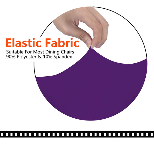 Fundas Elásticas Lavables Para Sillas De Oficina Grande Mora