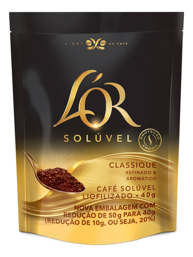 Kit Com 24 Café Lor Solúvel Classique Sache 40g