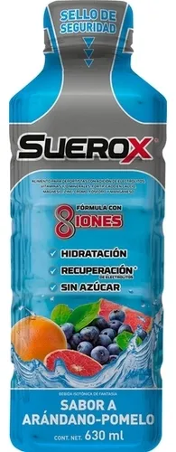 Suerox Hidratante Sabor Arándano-pomelo 630ml - Pack 6 Un.