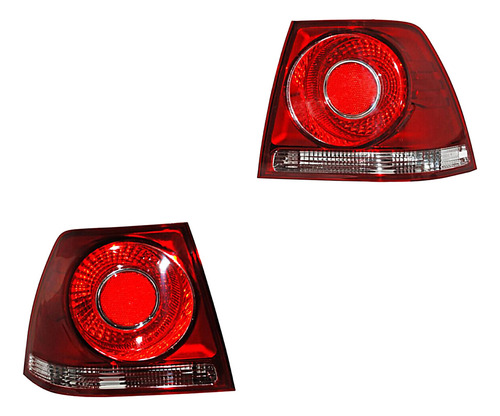 Par Juego Calaveras Vw Jetta Clasico 2008 - 2015 Ext Osc Xry