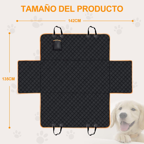 Cubre Asientos Para Auto Perro, Tapete Para Perro
