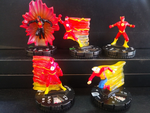 5 Figuras Flash Dc Comics Reverse Flash The Flash Batman (Usado)