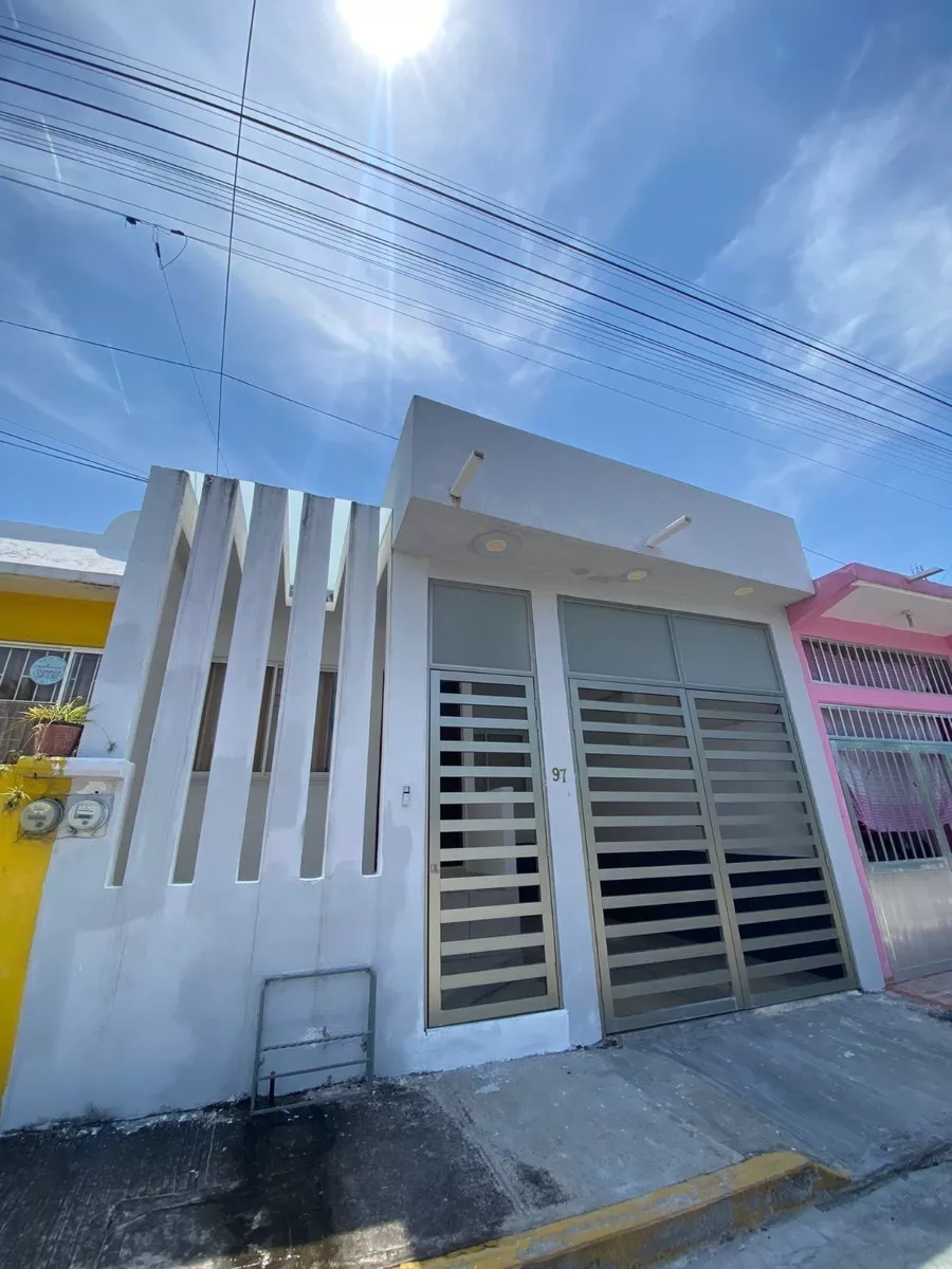 casa en venta remodelada en zona norte veracruz 1 nivel