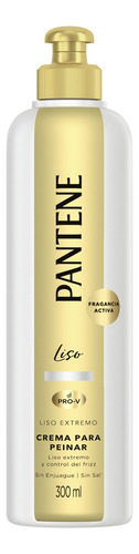 Crema Para Peinar Pantene Liso Extremo X 300 Ml