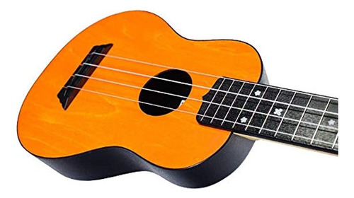 Ukulele Flight Soprano Tus35 Acústico Orange Con Funda