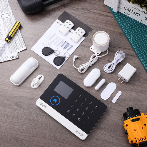 Kit Sistema De Seguridad Alarma Hogar Y Sensor Wifi Y Gsm