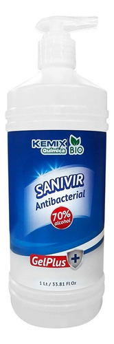 Gel Antibacterial Con 70% De Alcohol 1 L