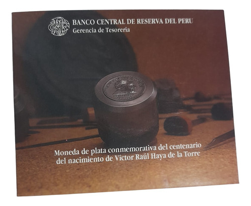 Moneda Conmemorativa Victor Raul Haya De La Torre