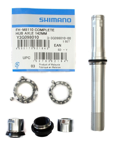 Eixo Completo Para Cubo Traseiro Shimano Deore Xt Fh-m8110