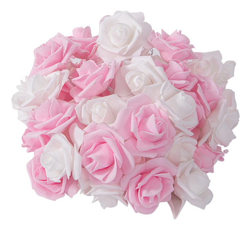 Luz De Cadena De Rosas Led, Luces De Flores Artificiales,