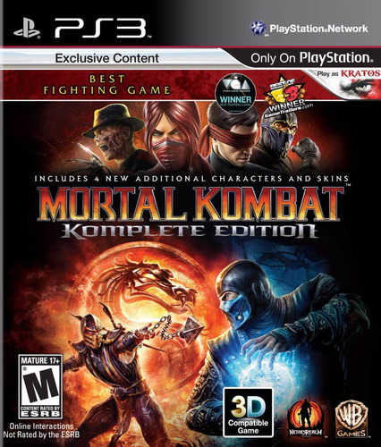 Mortal Kombat Komplete Edition Ps3 Original Fisico Nuevo