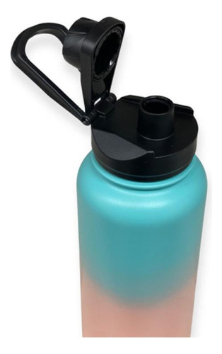 Botella Termo De Acero Inoxidable Mantiene Frío Y Caliente Verde