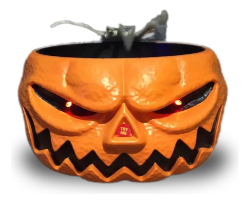 Bowl De Dulces Calavera Animado Halloween