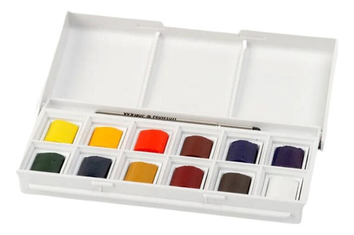 Imagen 2 de 5 de Estuche Acuarelas, Cotman, De Pastillas De Bolsillo Con 12