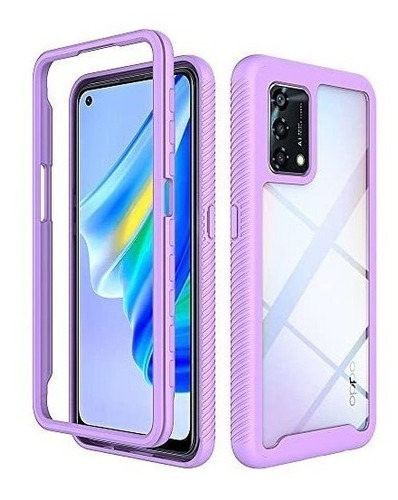 Funda Para Oppo Reno 6 Lite Cph2365 A94a74  Clear Lila