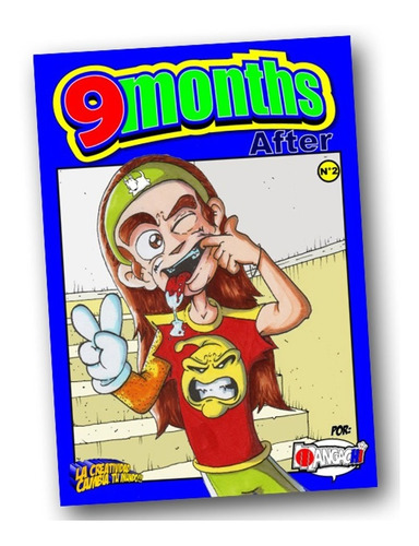 9 Months After 2. Cómic/manga Chileno, 50 Paginas/historia De Acción Y Misterio Para Niños. 