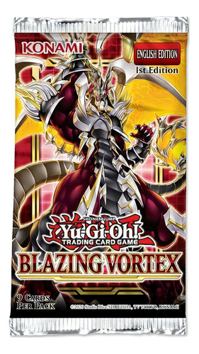 Yugioh Booster X 9 Cartas - Blazing Vortex - Konami